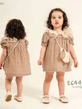 KIZ BEBEK ÇANTALI ELBİSE